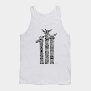 giraffes black Tank Top